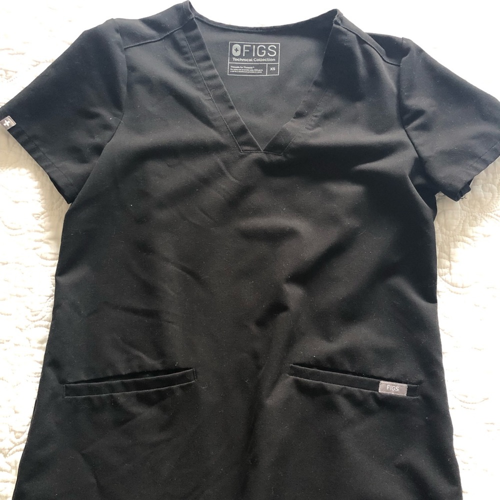 Figs Scrub Too Double Pocket Size XS